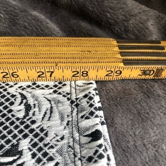 𝅺SOUL Harmony Energy SHE Black white floral‎ abstract design pencil skirt  LG - Picture 11 of 12